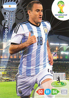 Rodrigo Palacio Argentina Panini 2014 World Cup #17
